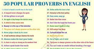 What Is A Proverb 50 Popular Proverbs In English With Meaning Examples 7esl