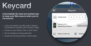 Keycard App Using Bluetooth Keycard Locks Your Mac Using Your Ios Device When It Detects You Are Leaving Your Computer When You C Mac App Store App Unlock