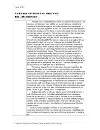 This page provides you with an overview of apa format. Personal Narrative An Interview With A Teacher Allplacesmap Com