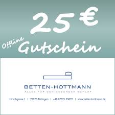 Der gutschein bleibt uneingeschränkt gültig. 25 Gutschein Fur Betten Hottmann Tushop
