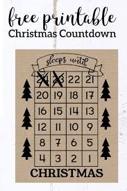 How Many Days Until Christmas Free Printable Paper Trail Design Free Christmas Printables Free Christmas Christmas Countdown