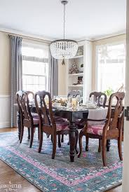 Whether you are looking for rustic or coastal look, these side chairs would be perfect. Modern Traditional Dining Room Rug The Chronicles Of Home
