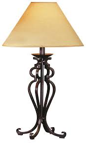 Open Scroll Rustic Wrought Iron Table Lamp 88553 Lamps Plus Rustic Lamps Rustic Table Lamps Wrought Iron Decor