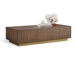 Modern coffee table zu spitzenpreisen. Sariyah Rectangular Block Coffee Table Walnut Bronze
