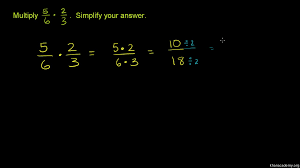 If 18 plums are shared equally into 3 bags, then how many plums will be in. Fractions Arithmetic Math Khan Academy