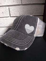 American Flag Heart Hat Etsy Hat Patches Distressed Hat Custom Hats
