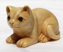 Low to high sort by price: I Always Loved Mother S Netsukes They Were Always On Display In The Living Room Netsuke Cat Art Japanese Art