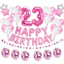 Fim 38pcs Numero 23 Aniversario Baloes De 23 De Feliz Aniversario De 23 Anos De Idade Decoracoes Do Partido Homem Mulher Suprimentos 32ª 32 Anos De Aniversario Evento E Festa Www Classmotel Com Br