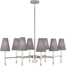 Robert Abbey Wh718 Jonathan Adler Ventana Modern White Enamel With Polished Nickel Kitchen Island Lighting Rab Wh718