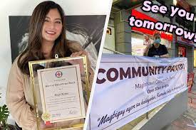 Locsin was discovered at a shopping center by a talent scout. O4hec0vmzavt6m