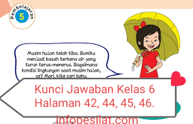 Soal tematik kelas 1 sd kurikulum 2013 ( k13 ) tema : Kunci Jawaban Buku Tematik Siswa Kelas 6 Tema 8 Subtema 1 Pembelajaran 5 Halaman 42 43 44 45 46 Info Pesilat