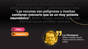 Luc montagnier is an interesting and strange character. Univision Noticias A Twitter Atencion El Argumento De Lo Dicen Los Expertos Es Perfecto Para Causar Desinformacion Sobretodo Cuando Se Usan Fotos De Especialistas Con Frases Falsas O Fuera De Contexto En