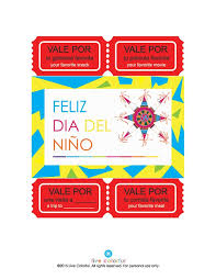 Juntos formaron la familia pin y tuvieron 5 hijos: Bilingual Dia Del Nino Coupons Printable Live Colorful Dia Del Nino Bilingual Playdate
