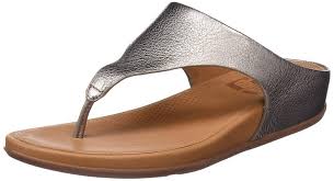 Fitflop Womens Banda Leather Toe Thong Thong Sandal