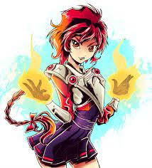 Hikaru Shidou On Fire By Magna Omega On Deviantart Magic Knight Rayearth Sailor Moon Fan Art Character Illustration