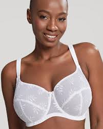 the Tango Balcony bra in white never disappoints when it comes to fit and  support. With laminated cups to provide an uplifted and supportive fit and  a rigid fabric to provide ultimate