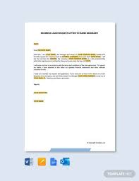 Bank application letter for loan. Instantly Download Free Business Loan Request Letter To Bank Manager Template Sample Example In Microsoft Word Lettering Business Loans Letter Template Word