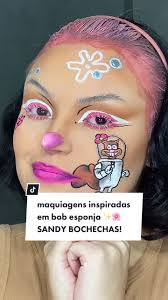 Maquiagens Inspiradas em Sandy Bochechas e Bob Esponja