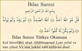 Check spelling or type a new query. Ihlas Suresi Ve Turkce Meali Guzel Sozler 2021
