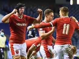 Scotland welcome wales to murrayfield as gregor townsend 's side look to back up their superb victory over. Louis Rees Zammit Inspires Wales Spectacular Comeback Against 14 Man Scotland The Independent
