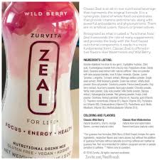 Zeal Wellness Drink Functional Food Drinks Nutrition Drinks