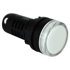 4w 9w 12w 24w flat concealed ceiling bulb led panel lights kit round/square e08. Led Panel Mount Indicator White 22mm Round 12v Screw Block Ip65 Vcc