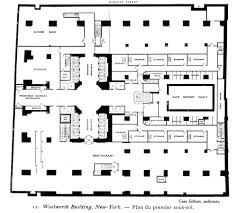 Gallery Of Ad Classics Woolworth Building Cass Gilbert 32 Woolworth Building House Plans One Story Ranch House Plans