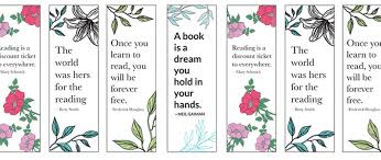 Instructions to download these printable bookmarks to color: 14 Free Printable Bookmarks To Brighten Up Your Books