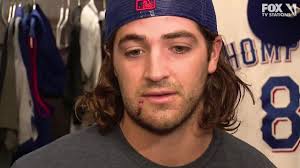 Josh Smith talks about getting hit in the face with a pitch