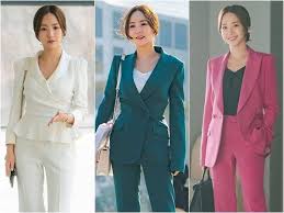 Her Private Life Park Min Young S Custom Pants Suit For Curator Seong Deok Mi Young Outfit Work Outfits Women Park Min Young