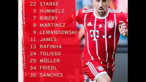 Como niko kovac vai colocar em campo um elenco com lewandowski, gnabry. Escalacao Do Bayern De Munique Contra O Chelsea Youtube