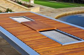 This Outdoor Table Grill Combination Makes Summer Bbqs An Entertaining Event Built In Bbq Grill Built In Bbq Bbq Table