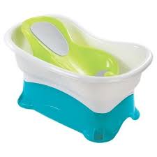 Debating which bathtub or bath seat is best for your baby? Summer Infant Comfort Height Bath Tub Multi Stage Tub And Step Stool Target Baby Tub Baby Bath Tub Newborn Bath