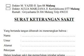 Home jual beli serba serbi surat sakit dokter dari klinik di 22 kota se indonesia cabang banyak total views. Contoh Surat Keterangan Sakit Dari Dokter Praktek Umum Nusagates