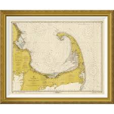 Global Gallery Nautical Chart Cape Cod Bay By Noaa