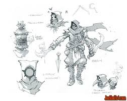 Battle Chasers Nightwar Various Assassins Concept Art Pencil Battle Chasers Character Design Joe Madureira