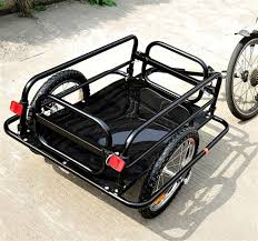 Remorque Cargo A Deux Roues Pour Bicyclettes Chariot De Triage Panier Velo Remorque Pour Velo Bicyclettes