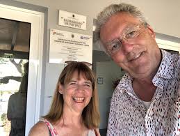 I am proud of my husband, Maarten Schiphorst. Besides the many activities  he performs for our hotel Guesthouse-Moncarapacho, he's also an  enthusiastic member of Rotary International, here in the Algarve. He is