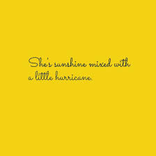 Canvas She S Sunshine Mixed With A Little Hurricane 705310 Behappy Me Sunshine Quotes Instagram Quotes Captions Quotes About Motherhood