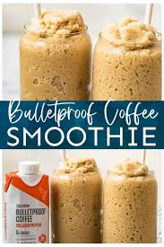 For a frothier protein smoothie, use heavy cream. Bulletproof Coffee Smoothie 2 Ways The Cookie Rookie