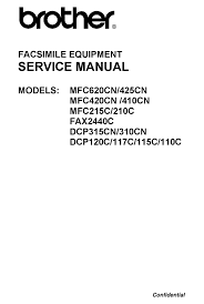 If you set up the station id, the date and time displayed by your machine will be printed on every fax you send. Brother Mfc620cn Service Manual Pdf Download Manualslib