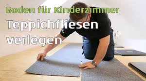 So ist der teppichboden nicht nur schnell. Teppichfliesen Als Bodenbelag Auf Holz Oder Estrich Untergrunde Verlegen Youtube