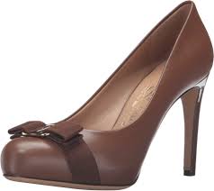 Salvatore Ferragamo Womens Pimpa C Ecorce Calf Leather Pump