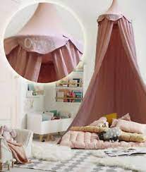 Buy top selling products like disney princess canopy toddler bed in pink by delta children and casablanca kids raisinette bed canopy. Personalised Pink Kids Bed Canopy Bedcover Mosquito Net Bedding Teepee Tent Baby Ebay