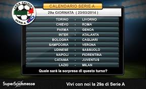 Cristiano ronaldo on tuesday blasted reports that he was trying for a return to real madrid, hours after coach carlo ancelotti also said he was not going to take the juventus forward back to spain. Partite Serie A 29 Giornata 22 23 Marzo 2014 Superscommesse It