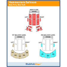 the hammerstein ballroom seating chart 2019