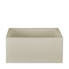 10x10x6 Flameless Extra Large Square Pillar Candle Ivory