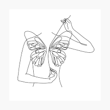 Pin On One Line Print