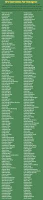Art Usernames 300 Cool Art Names Ideas For Instagram Name For Instagram Usernames For Instagram Cool Names For Instagram