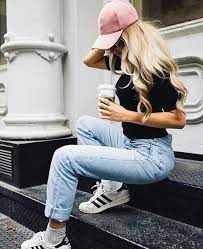 All About That 3 Stripe Life Outfits With Hats Cap Outfits For Women Cap Outfit